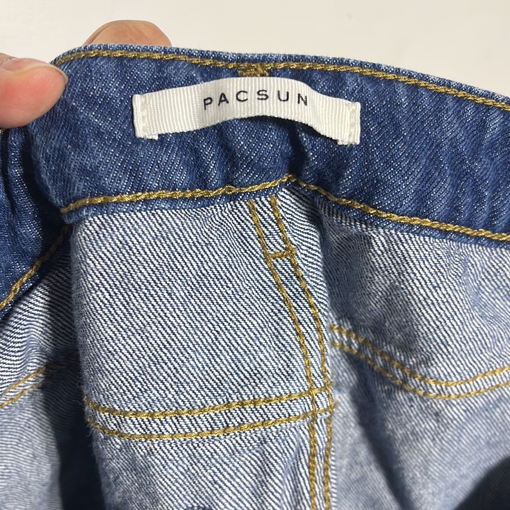 Pacsun High Rise Medium Wash Mom Denim Jean Size 26 - Picture 8 of 10